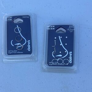Claire's Nose Ring Sets